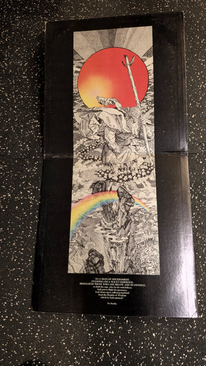 Strawbs — Grave New World: illustrated gatefold interior of the actual copy for sale