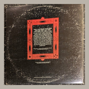 Strawbs - Grave New World, actual copy, back album cover, straight and centered in a matching light frame