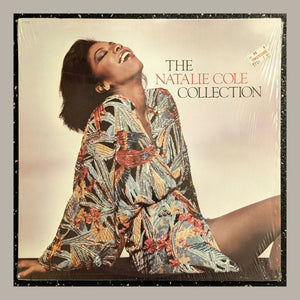 Natalie Cole - The Natalie Cole Collection, actual copy, front album cover, straight and centered in a matching light frame
