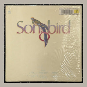 Various Artists - Songbird, actual copy, front album cover, straight and centered in a matching light frame