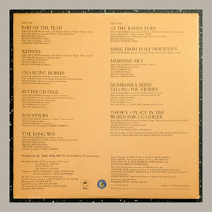 Dan Fogelberg - Souvenirs, actual copy, back album cover, straight and centered in a matching light frame