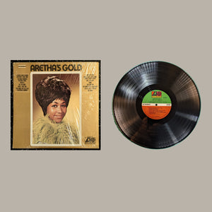 Aretha Franklin — Aretha's Gold: cover and full record displayed separately; actual copy for sale