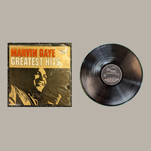Marvin Gaye — Greatest Hits: cover and full record displayed separately; actual copy for sale