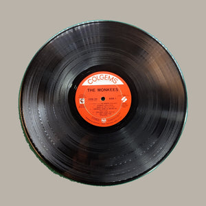 The Monkees — The Monkees: record SIDE A, complete rim and upright label; actual copy for sale