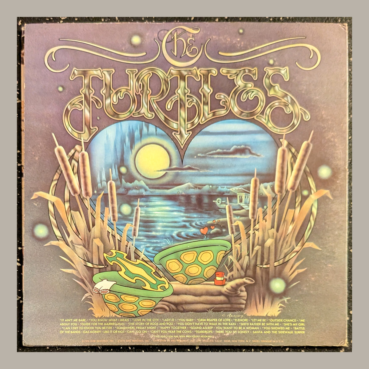 The Turtles — Happy Together Again: back of actual copy for sale