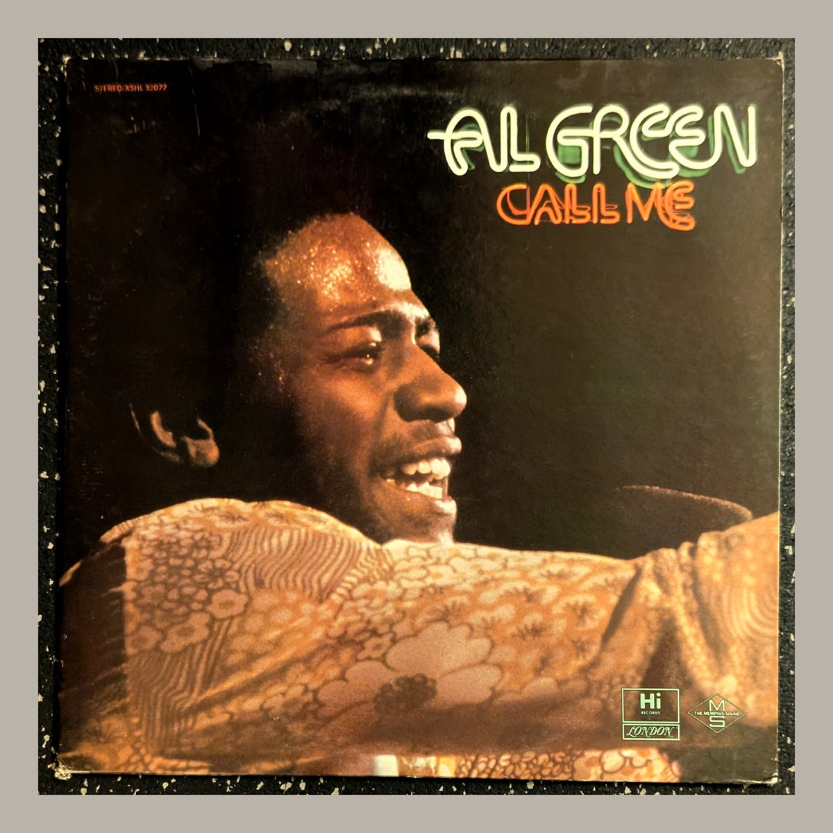 Al Green — Call Me: front of actual copy for sale
