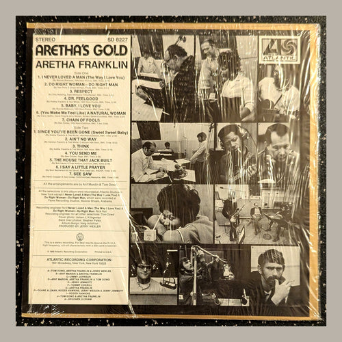 Aretha Franklin — Aretha's Gold: back of actual copy for sale